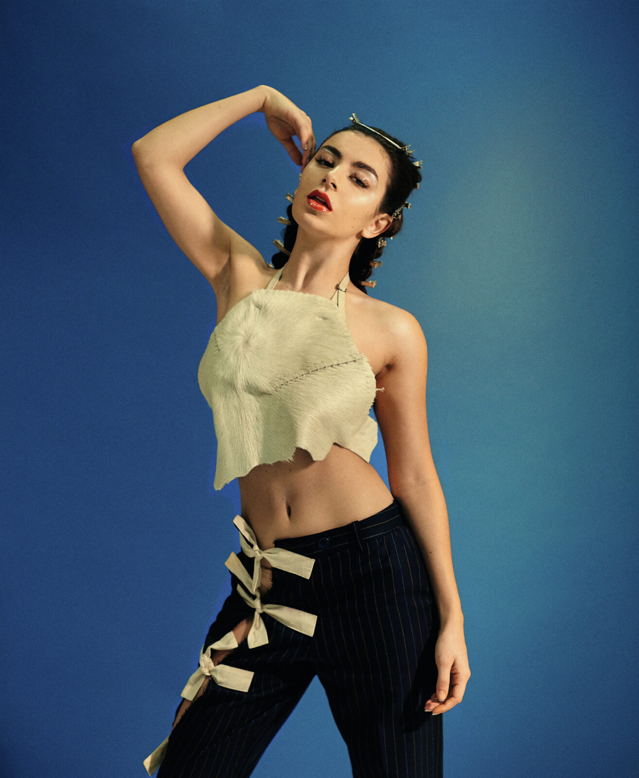 INDIE Magazine COVER SHOOT - Charli XCX - HAIR by Sam Burnett @ HARE