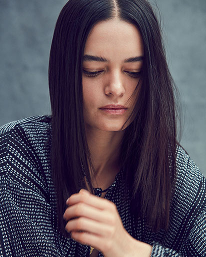portrait of a female model